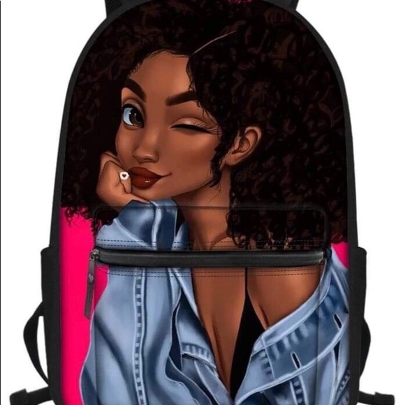 Black Girl Rocks Backpack - Picture 2 of 8
